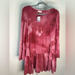 NWT Ultra Flirt Tie Dye Drop Waist Dress